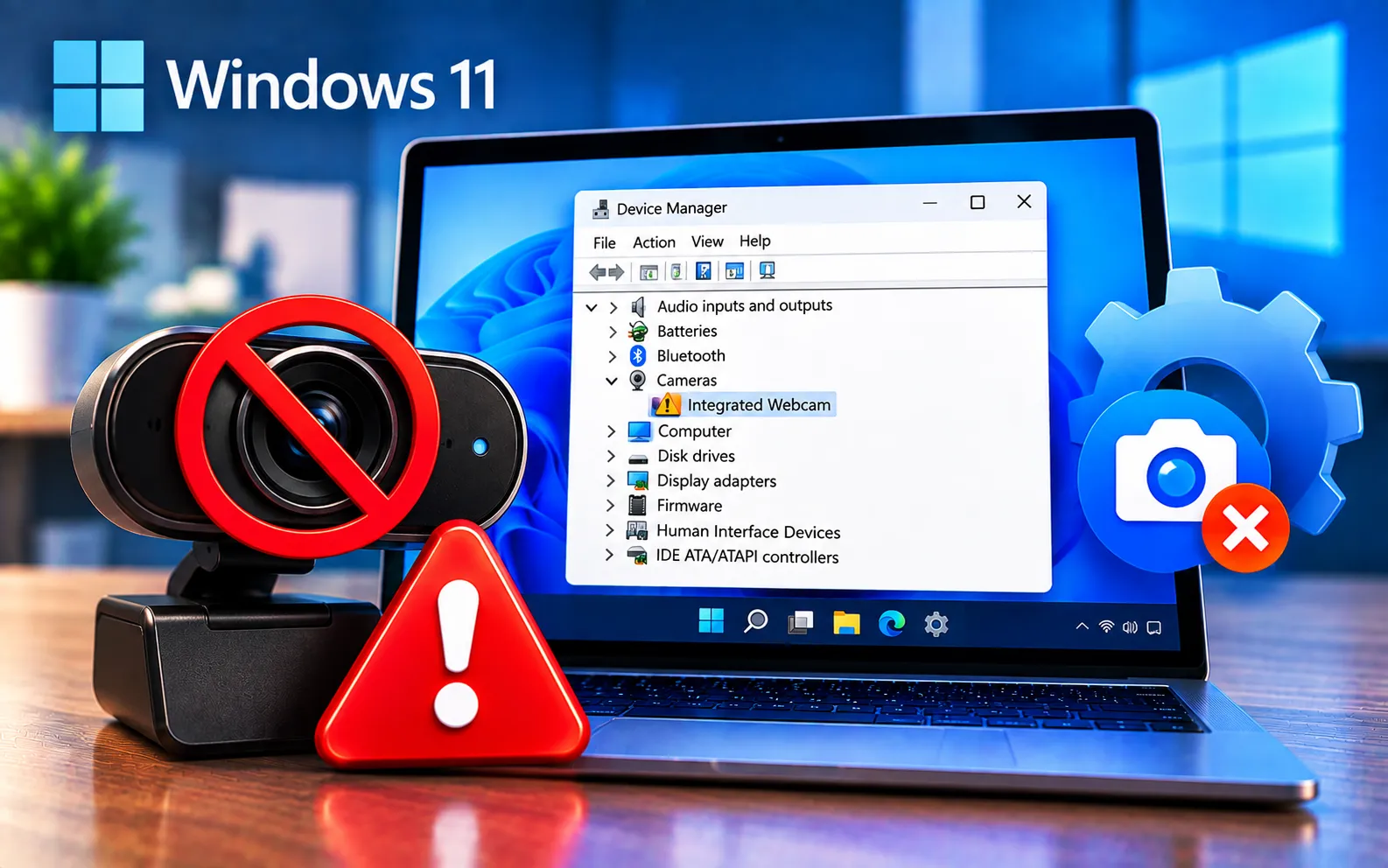 Camera not working in Windows Device Manager fix